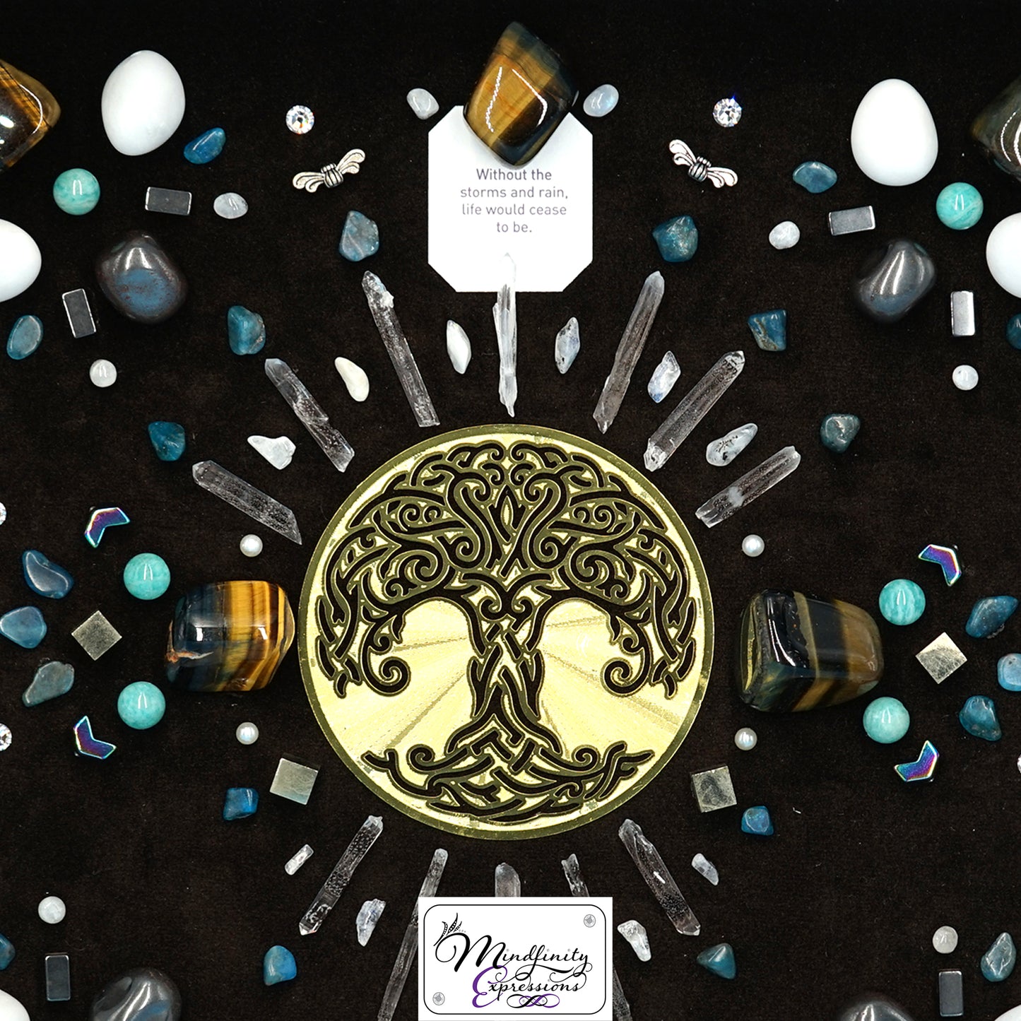 shadow box art, dragonfly, Natuzzi Italia velvet, crystals, Swarovski crystals, gemstones, gems, sacred geometry, healing art, crystal art, crystal grid, energy healing, crystal healing, crystal energy, crystal grid, healing, healing energy, healing art, sacred geometry, handmade, luxury art, Amazonite, Blue Apatite, Blue Tiger Eye, Rainbow Moonstone, Hematite, Pyrite, Clear Quartz, King Quartz