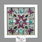 shadowbox art, butterfly, crystals, leather, metallic, gemstones, gems, sacred geometry, healing art, crystal art, crystal grid, energy healing, Amazonite, Blue Apatite, Rose Quartz, Rainbow Moonstone, Labradorite, crystal art, crystal healing, crystal energy, crystal grid, healing, healing energy, healing art, sacred geometry, handmade, luxury art